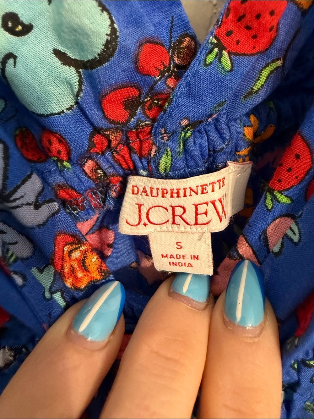 Dauphinette X J.Crew Tie Shoulder Maxi Dress Size S - Picture 5 of 5